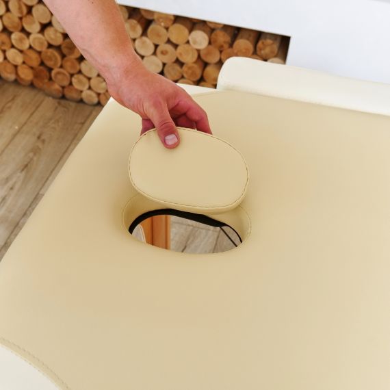 МАССАЖНЫЙ СТОЛ DFC NIRVANA RELAX, 186 X 70 СМ, ТОЛЩИНА 5 СМ, БЕЖЕВО-КРЕМОВЫЙ