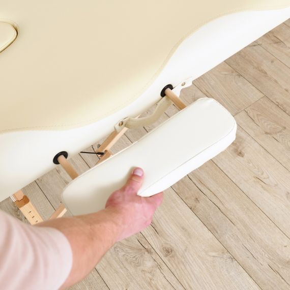 МАССАЖНЫЙ СТОЛ DFC NIRVANA RELAX, 186 X 70 СМ, ТОЛЩИНА 5 СМ, БЕЖЕВО-КРЕМОВЫЙ