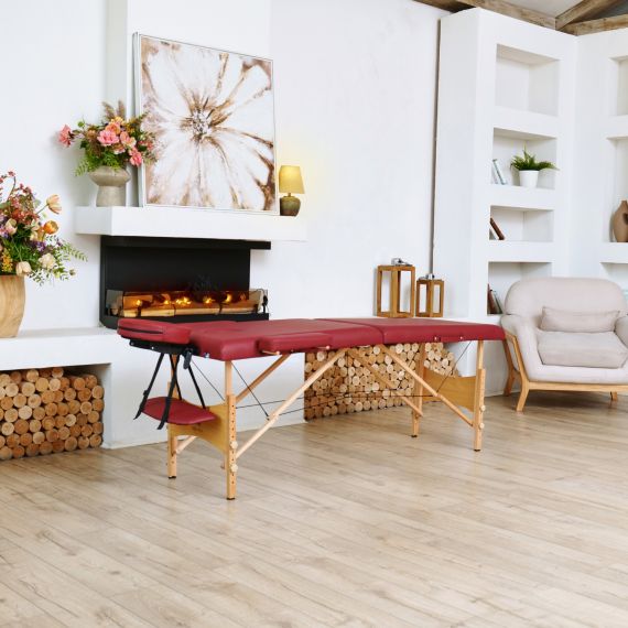 МАССАЖНЫЙ СТОЛ DFC NIRVANA RELAX, (OPTIMA)186 X 60 СМ, ВИННЫЙ