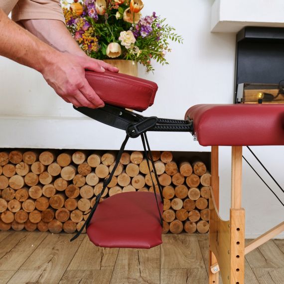 МАССАЖНЫЙ СТОЛ DFC NIRVANA RELAX, (OPTIMA)186 X 60 СМ, ВИННЫЙ