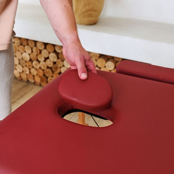 МАССАЖНЫЙ СТОЛ DFC NIRVANA RELAX, (OPTIMA)186 X 60 СМ, ВИННЫЙ