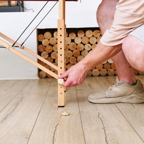 МАССАЖНЫЙ СТОЛ DFC NIRVANA RELAX, (OPTIMA)186 X 60 СМ, ВИННЫЙ