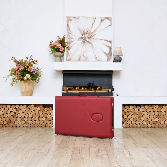 МАССАЖНЫЙ СТОЛ DFC NIRVANA RELAX, (OPTIMA)186 X 60 СМ, ВИННЫЙ