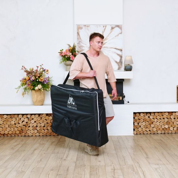 МАССАЖНЫЙ СТОЛ DFC NIRVANA ELEGANT PREMIUM, ЦВЕТ ОРАНЖЕВО-БЕЖЕВЫЙ