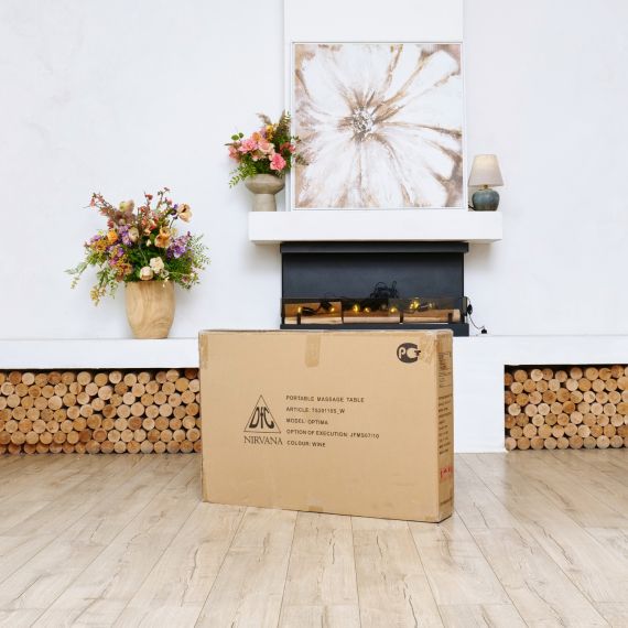 МАССАЖНЫЙ СТОЛ DFC NIRVANA RELAX, (OPTIMA)186 X 60 СМ, ВИННЫЙ