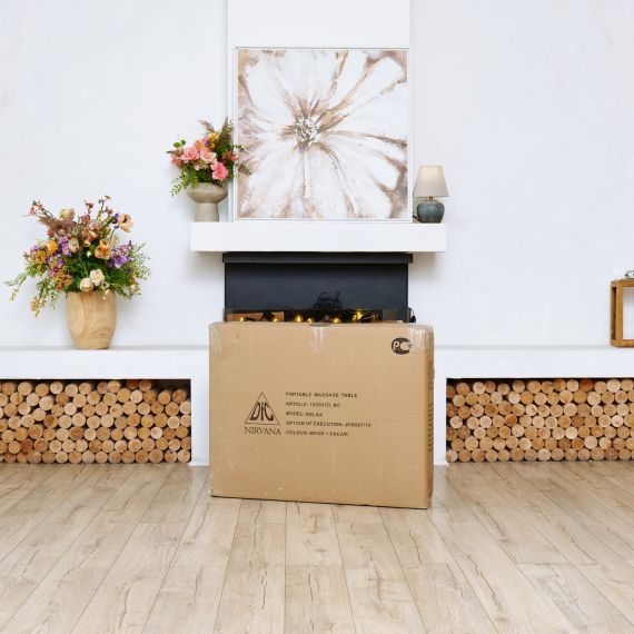 МАССАЖНЫЙ СТОЛ DFC NIRVANA RELAX, 186 X 70 СМ, ТОЛЩИНА 5 СМ, БЕЖЕВО-КРЕМОВЫЙ