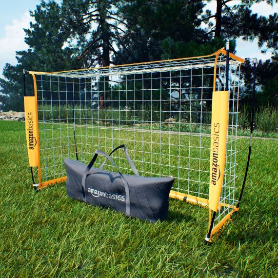 ВОРОТА ФУТБОЛЬНЫЕ AMAZON BASICS (180 Х 120 СМ), СКЛАДНЫЕ