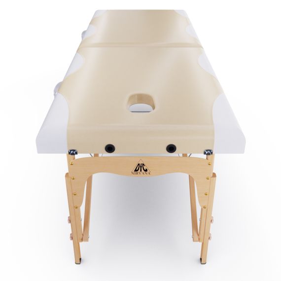 МАССАЖНЫЙ СТОЛ DFC NIRVANA RELAX, 186 X 70 СМ, ТОЛЩИНА 5 СМ, БЕЖЕВО-КРЕМОВЫЙ