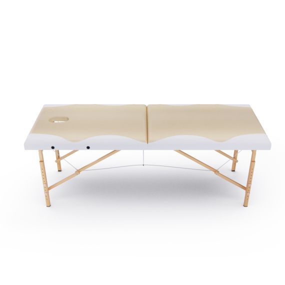 МАССАЖНЫЙ СТОЛ DFC NIRVANA RELAX, 186 X 70 СМ, ТОЛЩИНА 5 СМ, БЕЖЕВО-КРЕМОВЫЙ