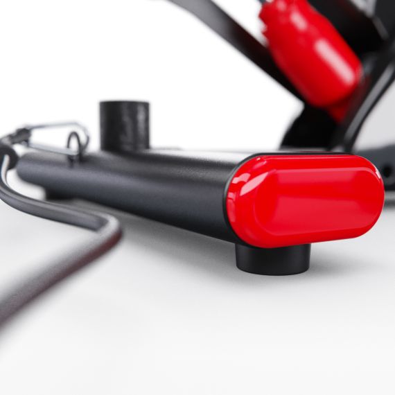 БАЛАНСИРОВОЧНЫЙ СТЕППЕР DFC XTIVEPRO С ЭСПАНДЕРАМИ, ЧЕРНО-КРАСНЫЙ