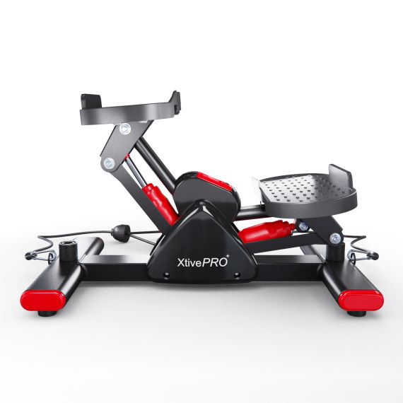 БАЛАНСИРОВОЧНЫЙ СТЕППЕР DFC XTIVEPRO С ЭСПАНДЕРАМИ, ЧЕРНО-КРАСНЫЙ