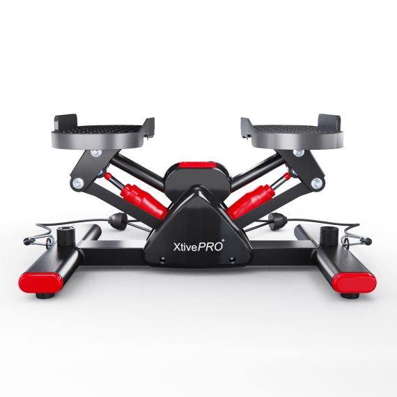 БАЛАНСИРОВОЧНЫЙ СТЕППЕР DFC XTIVEPRO С ЭСПАНДЕРАМИ, ЧЕРНО-КРАСНЫЙ