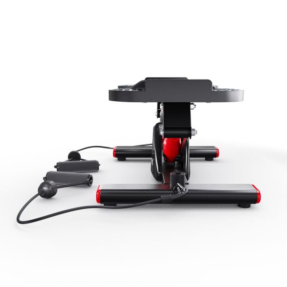 БАЛАНСИРОВОЧНЫЙ СТЕППЕР DFC XTIVEPRO С ЭСПАНДЕРАМИ, ЧЕРНО-КРАСНЫЙ