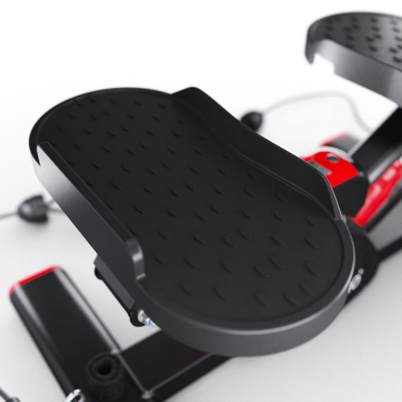 БАЛАНСИРОВОЧНЫЙ СТЕППЕР DFC XTIVEPRO С ЭСПАНДЕРАМИ, ЧЕРНО-КРАСНЫЙ