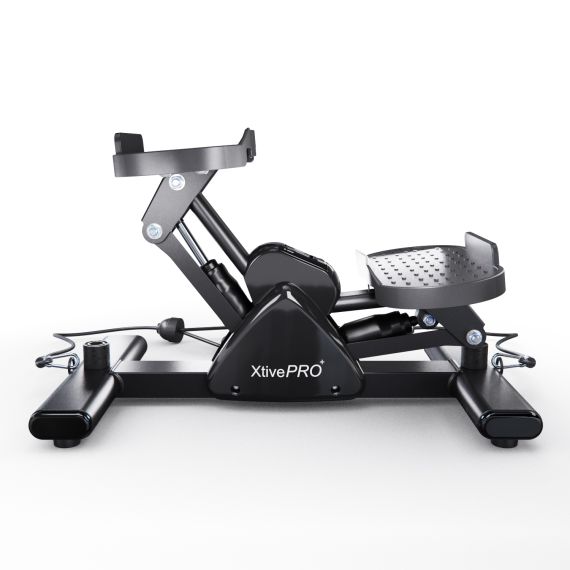 БАЛАНСИРОВОЧНЫЙ СТЕППЕР DFC XTIVEPRO С ЭСПАНДЕРАМИ, ЧЕРНЫЙ