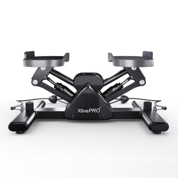 БАЛАНСИРОВОЧНЫЙ СТЕППЕР DFC XTIVEPRO С ЭСПАНДЕРАМИ, ЧЕРНЫЙ