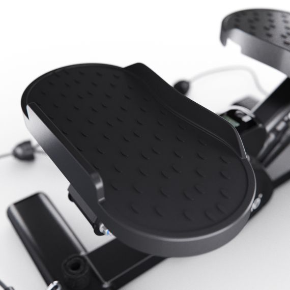 БАЛАНСИРОВОЧНЫЙ СТЕППЕР DFC XTIVEPRO С ЭСПАНДЕРАМИ, ЧЕРНЫЙ