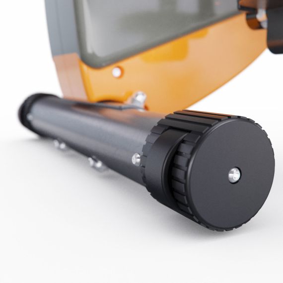 ВЕЛОТРЕНАЖЕР X-BIKE DFC MBB С ЭСПАНДЕРАМИ, СЕРО-ЖЕЛТЫЙ