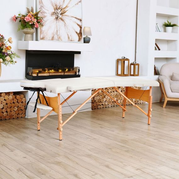 МАССАЖНЫЙ СТОЛ DFC NIRVANA RELAX, (OPTIMA)186 X 60 СМ, КРЕМОВЫЙ