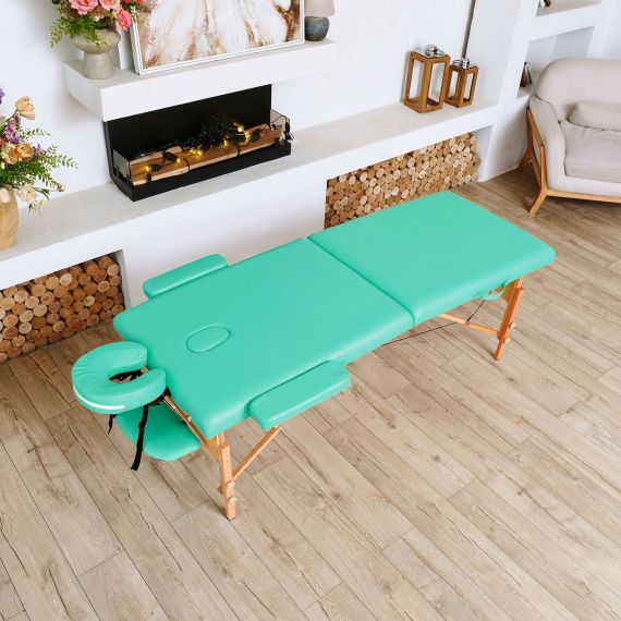 МАССАЖНЫЙ СТОЛ DFC NIRVANA RELAX, (OPTIMA) 186 X 60 СМ, ЗЕЛЁНЫЙ