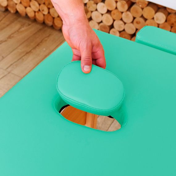 МАССАЖНЫЙ СТОЛ DFC NIRVANA RELAX, (OPTIMA) 186 X 60 СМ, ЗЕЛЁНЫЙ