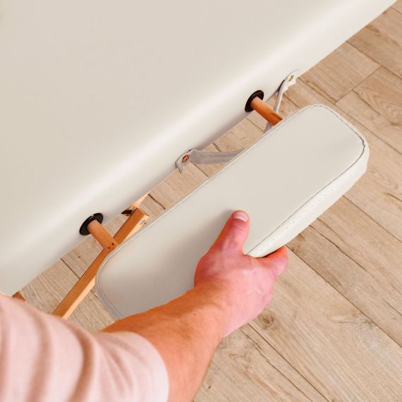 МАССАЖНЫЙ СТОЛ DFC NIRVANA RELAX, (OPTIMA)186 X 60 СМ, КРЕМОВЫЙ