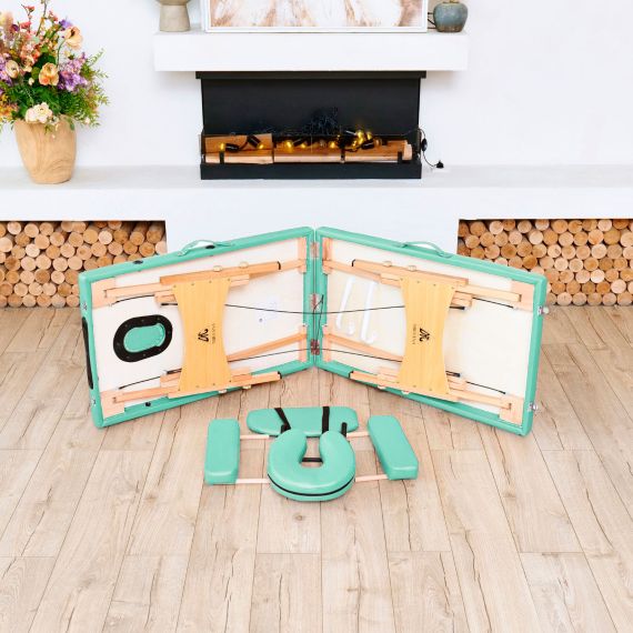 МАССАЖНЫЙ СТОЛ DFC NIRVANA RELAX, (OPTIMA) 186 X 60 СМ, ЗЕЛЁНЫЙ