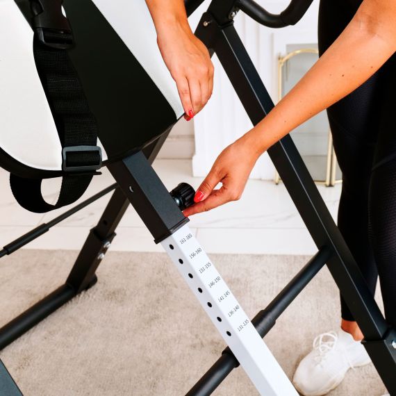 ИНВЕРСИОННЫЙ СТОЛ СКЛАДНОЙ DFC STYLE БЕЛЫЙ, U-ОБРАЗНЫЙ ФИКСАТОР