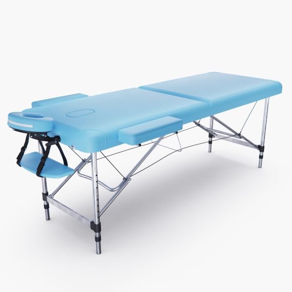 МАССАЖНЫЙ СТОЛ DFC NIRVANA ELEGANT, 186 X 70 СМ, ГОЛУБОЙ