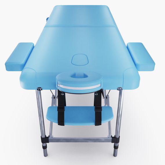 МАССАЖНЫЙ СТОЛ DFC NIRVANA ELEGANT, 186 X 70 СМ, ГОЛУБОЙ