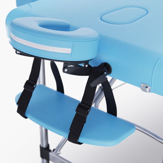 МАССАЖНЫЙ СТОЛ DFC NIRVANA ELEGANT, 186 X 70 СМ, ГОЛУБОЙ