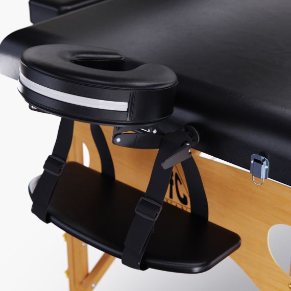 МАССАЖНЫЙ СТОЛ DFC NIRVANA RELAX PRO, ЧЁРНЫЙ