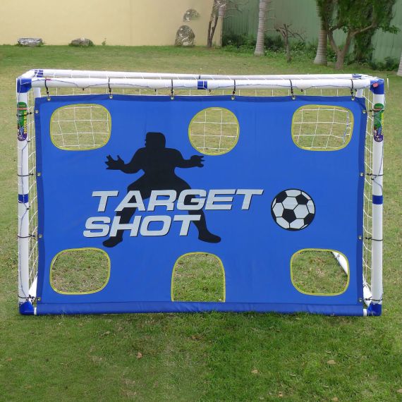 ВОРОТА ИГРОВЫЕ DFC 6FT С СЕТКОЙ-МИШЕНЬЮ GOAL183T