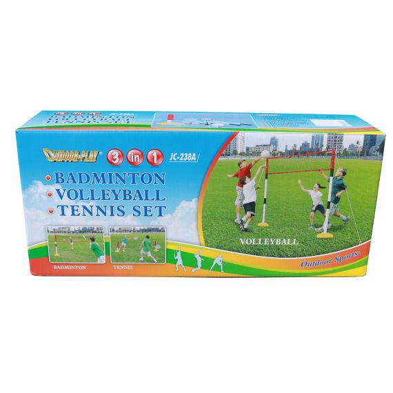 НАБОР ДЕТСКИЙ DFC ДЛЯ ИГРЫ В БАДМИНТОН, ВОЛЕЙБОЛ И ТЕННИС GOAL238A