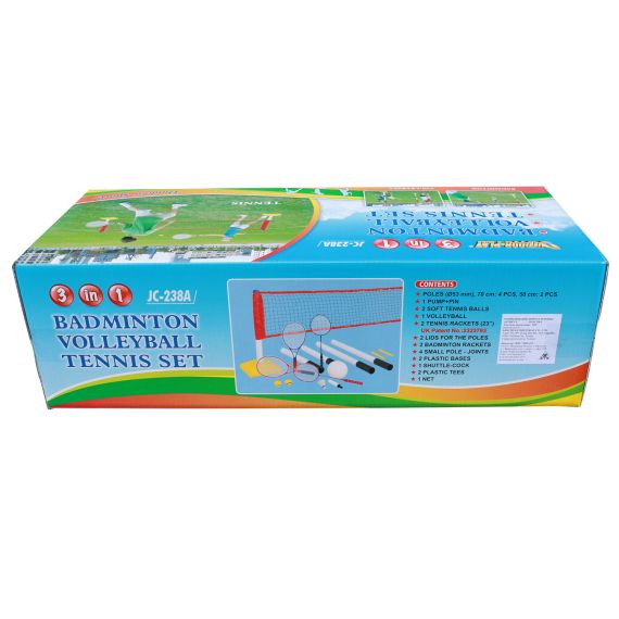НАБОР ДЕТСКИЙ DFC ДЛЯ ИГРЫ В БАДМИНТОН, ВОЛЕЙБОЛ И ТЕННИС GOAL238A