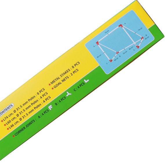 ВОРОТА ИГРОВЫЕ DFC MINI Х 2 ПЛАСТИК GOAL7219AS
