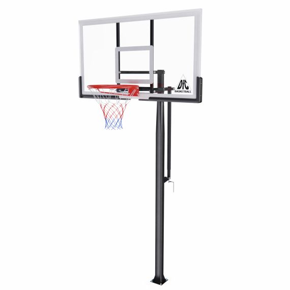 БАСКЕТБОЛЬНАЯ СТАЦИОНАРНАЯ СТОЙКА DFC ING 56" / АКРИЛ