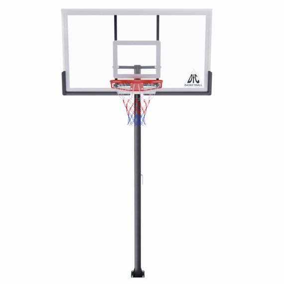 БАСКЕТБОЛЬНАЯ СТАЦИОНАРНАЯ СТОЙКА DFC ING 56" / АКРИЛ