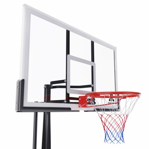 БАСКЕТБОЛЬНАЯ СТАЦИОНАРНАЯ СТОЙКА DFC ING 56" / АКРИЛ