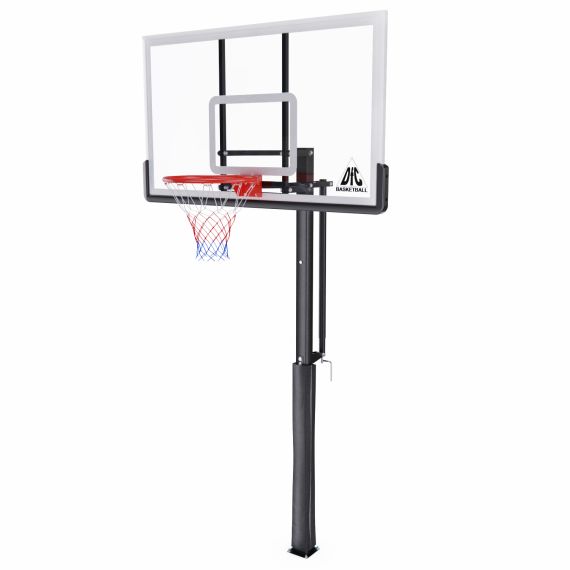 БАСКЕТБОЛЬНАЯ СТАЦИОНАРНАЯ СТОЙКА DFC ING 60" / АКРИЛ