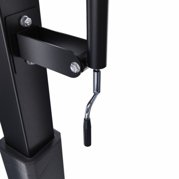 УСИЛЕННАЯ БАСКЕТБОЛЬНАЯ СТАЦИОНАРНАЯ СТОЙКА DFC ING 72" / ЗАКАЛЕННОЕ СТЕКЛО