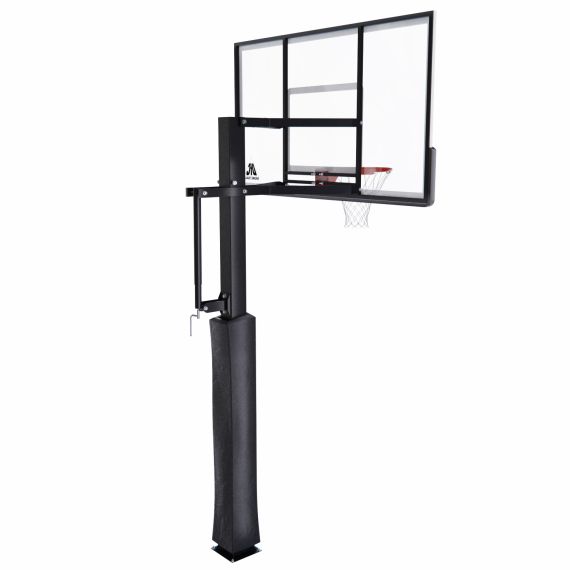 БАСКЕТБОЛЬНАЯ СТАЦИОНАРНАЯ СТОЙКА DFC ING 72" / ЗАКАЛЕННОЕ СТЕКЛО