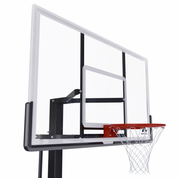 БАСКЕТБОЛЬНАЯ СТАЦИОНАРНАЯ СТОЙКА DFC ING 72" / ЗАКАЛЕННОЕ СТЕКЛО