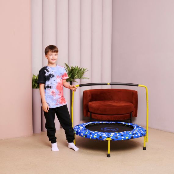 БАТУТ С ПОРУЧНЕМ DFC BOUNCE MASTER 36" DINO