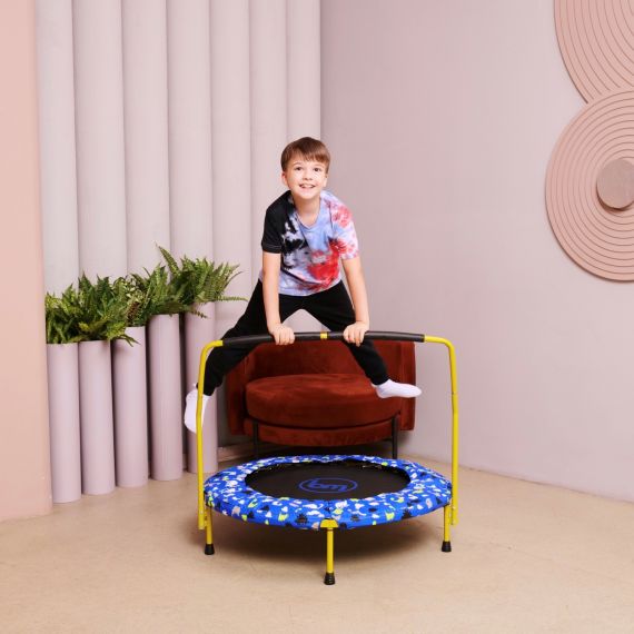 БАТУТ С ПОРУЧНЕМ DFC BOUNCE MASTER 36" DINO