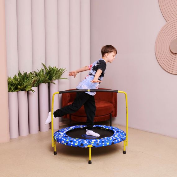 БАТУТ С ПОРУЧНЕМ DFC BOUNCE MASTER 36" DINO