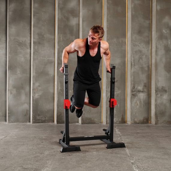 СТОЙКА ПОД ШТАНГУ С БРУСЬЯМИ 3 В 1 DFC AKYEN