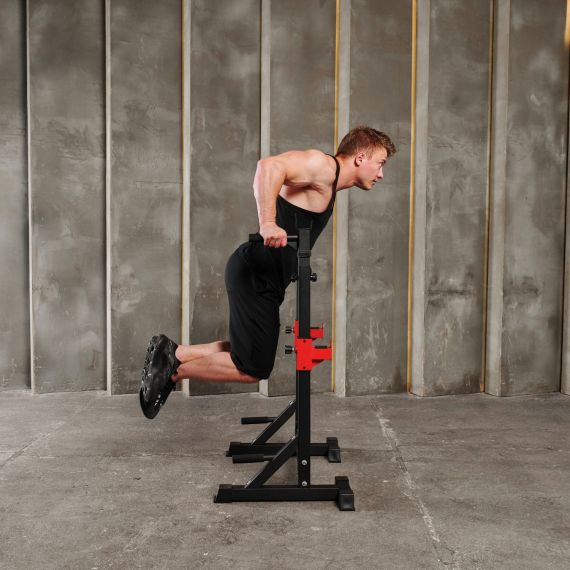 СТОЙКА ПОД ШТАНГУ С БРУСЬЯМИ 3 В 1 DFC AKYEN