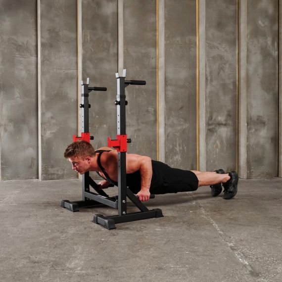 СТОЙКА ПОД ШТАНГУ С БРУСЬЯМИ 3 В 1 DFC AKYEN