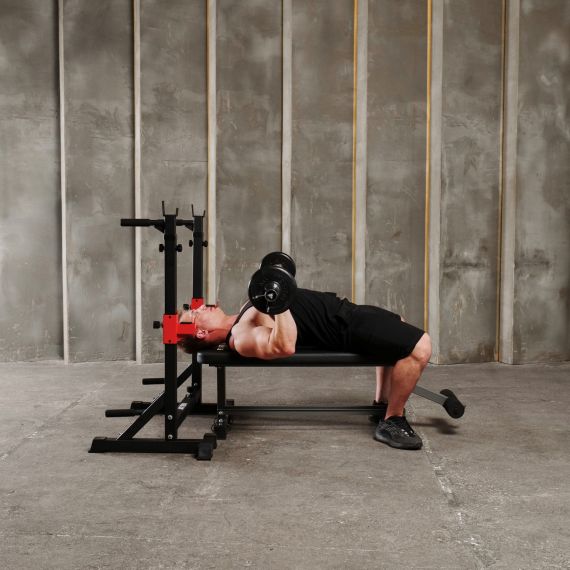 СТОЙКА ПОД ШТАНГУ С БРУСЬЯМИ 3 В 1 DFC AKYEN